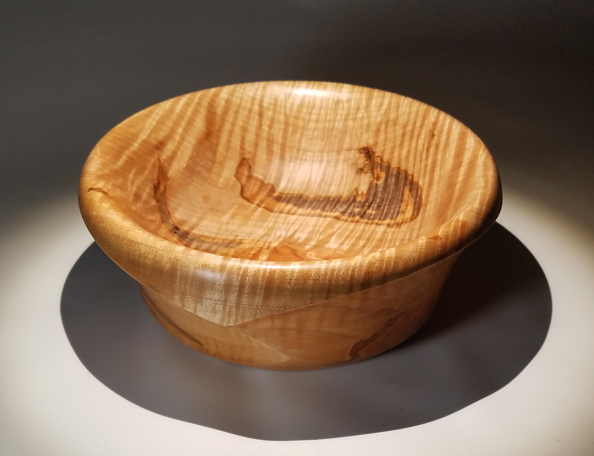 Figured Twisted Maple Bowl