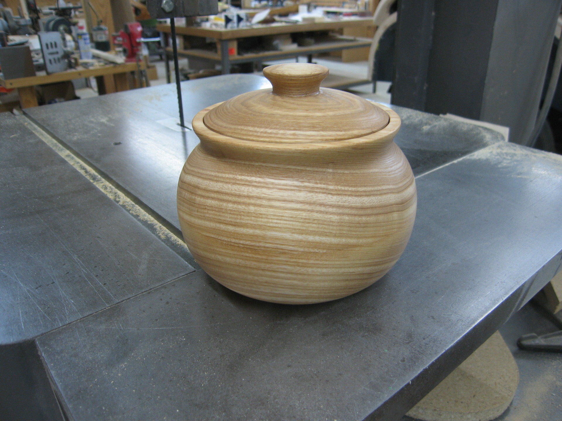 First go at a lidded pot.