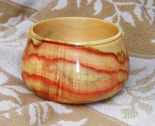 Flame Box Elder Bowl