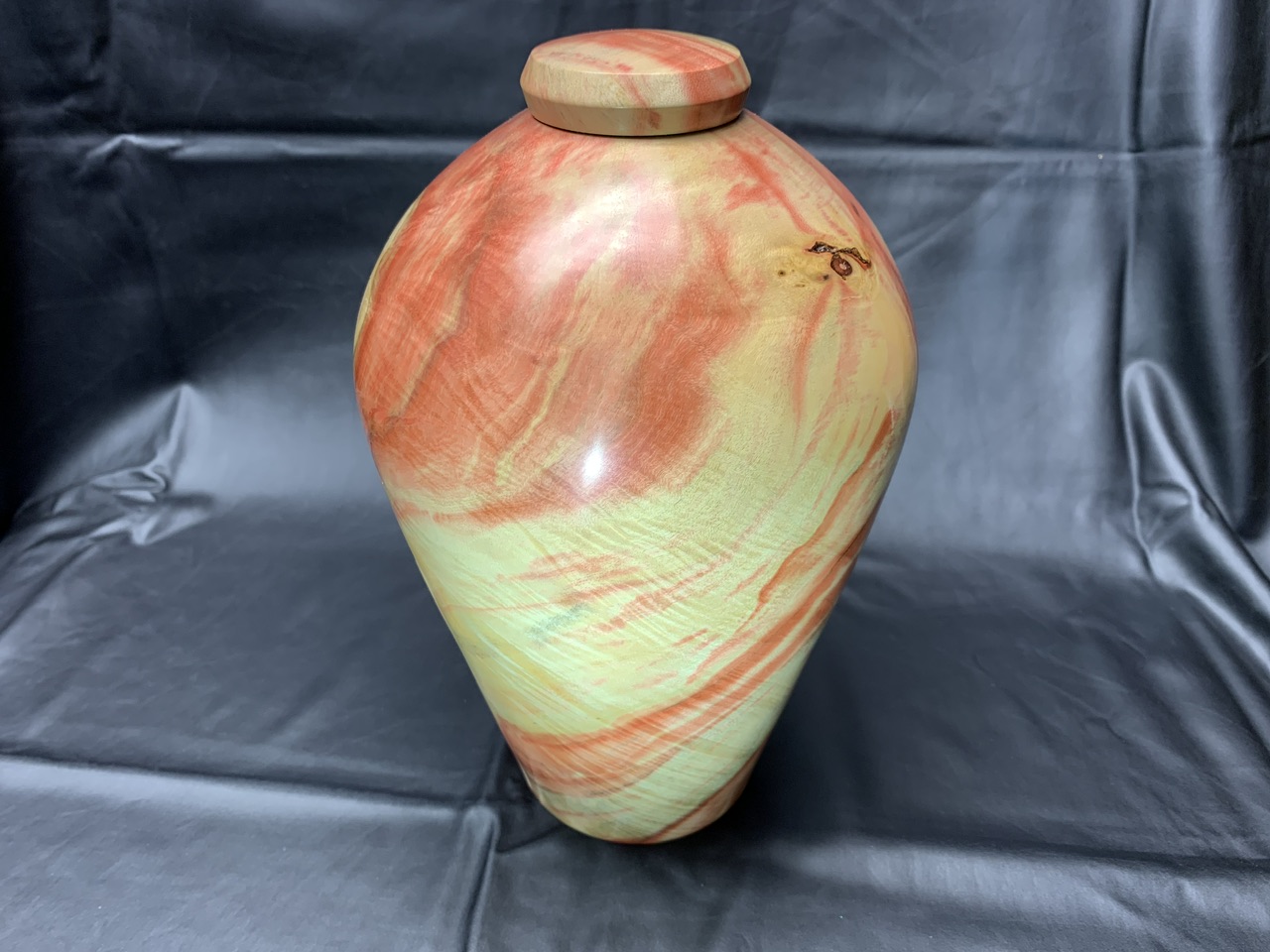 Flamed Box Elder Urn