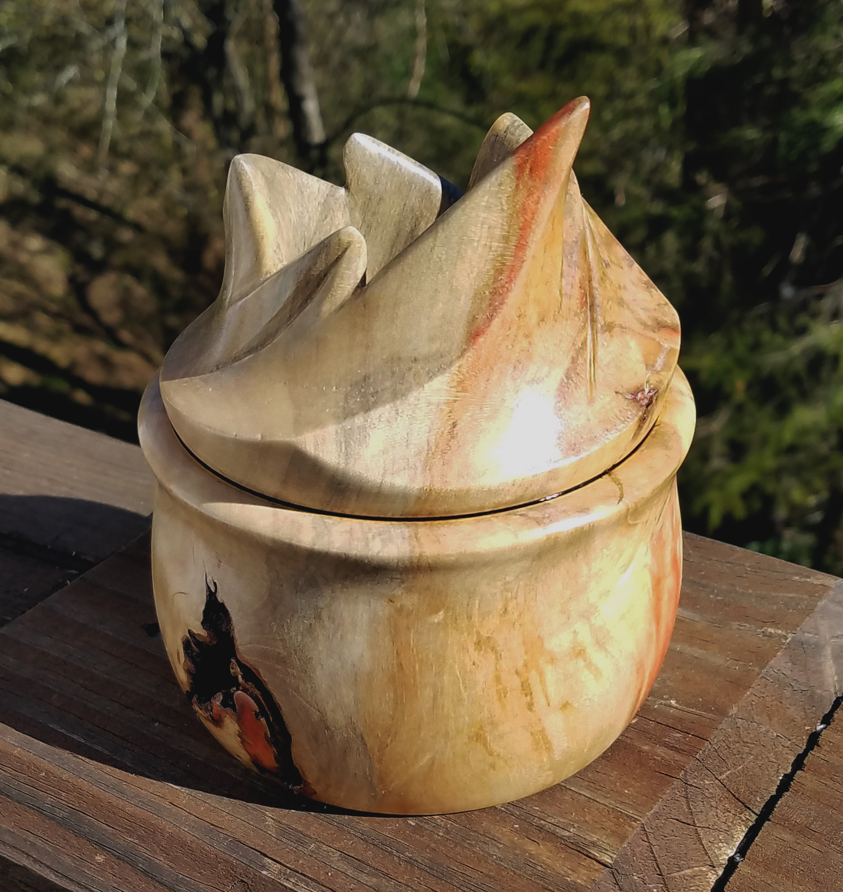 Flaming Twisted Bowl