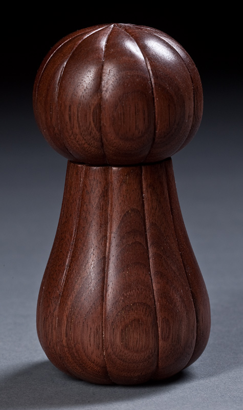 fluted walnut box