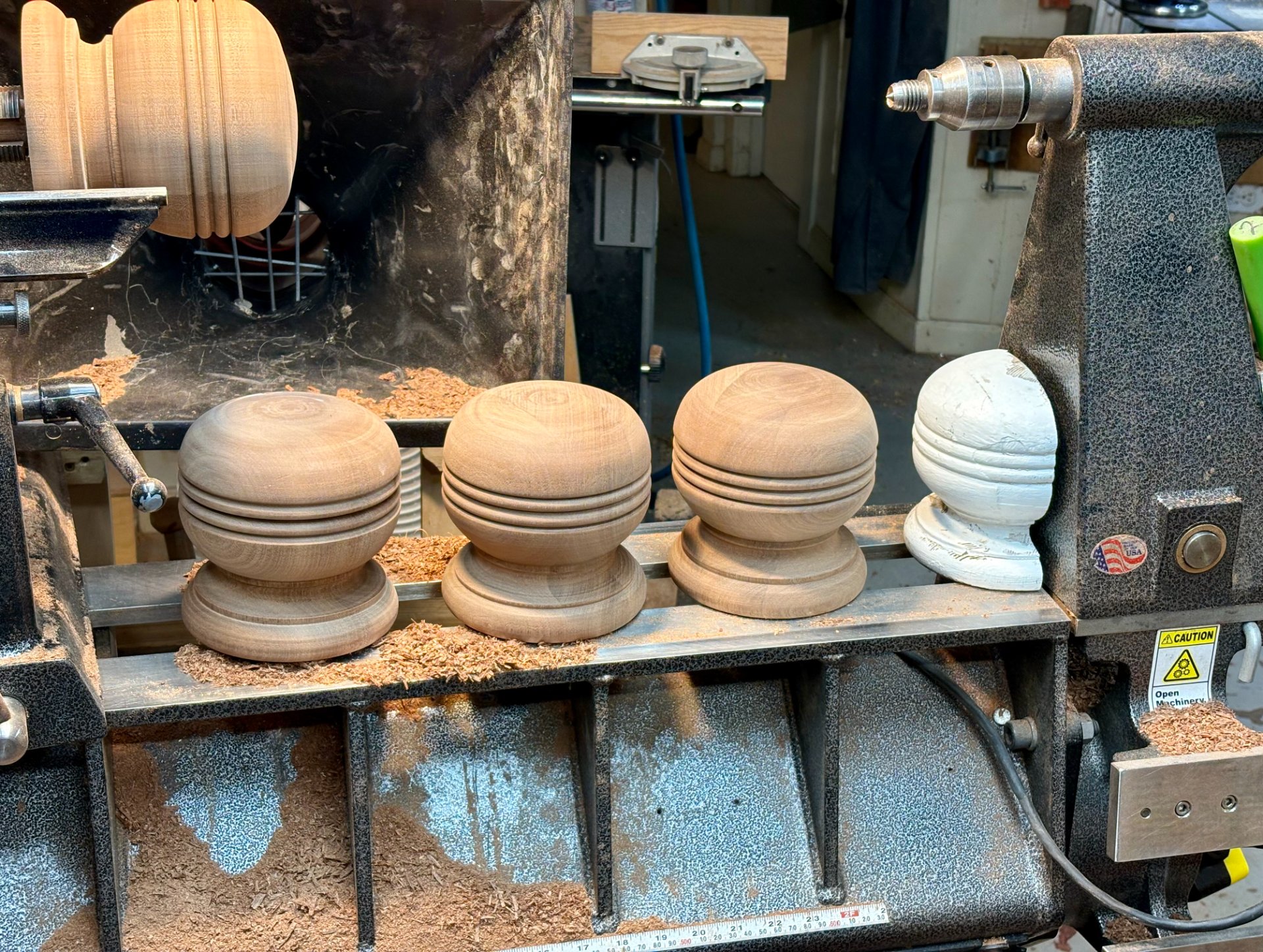 Four Newel Post Finials