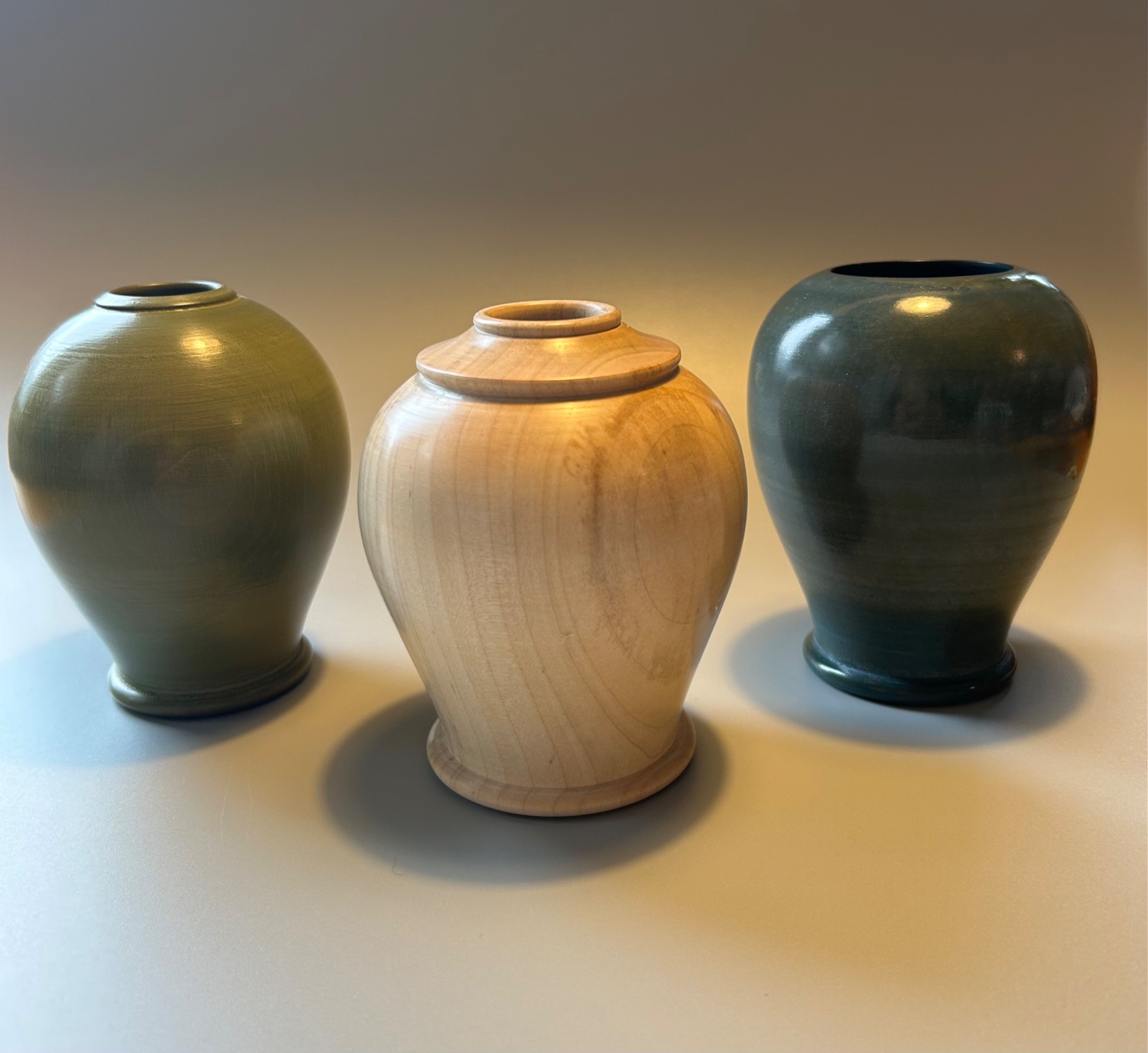 From a piece of maple firewood