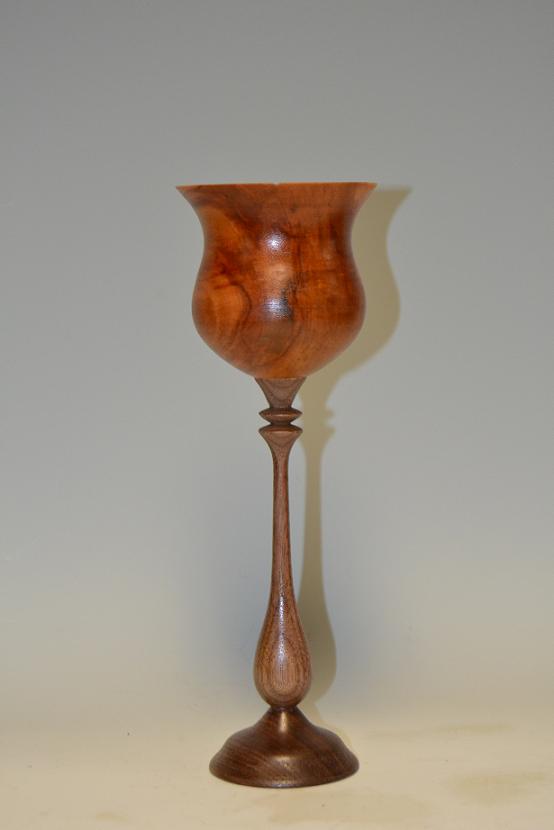 Fruits & Nuts - Apple/walnut tall goblet