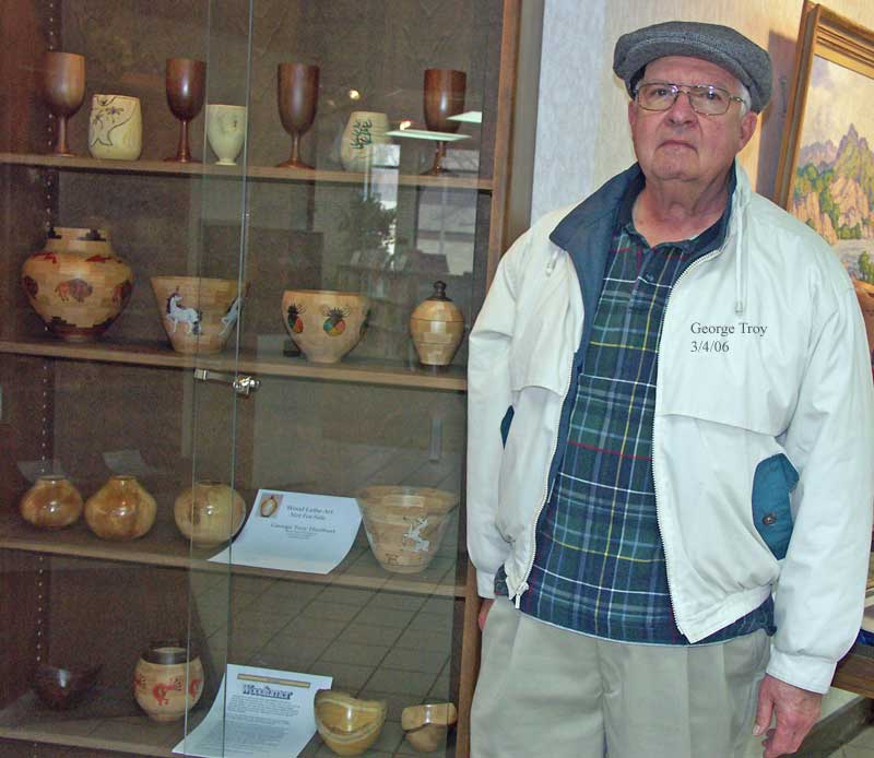 George Troy at the Library