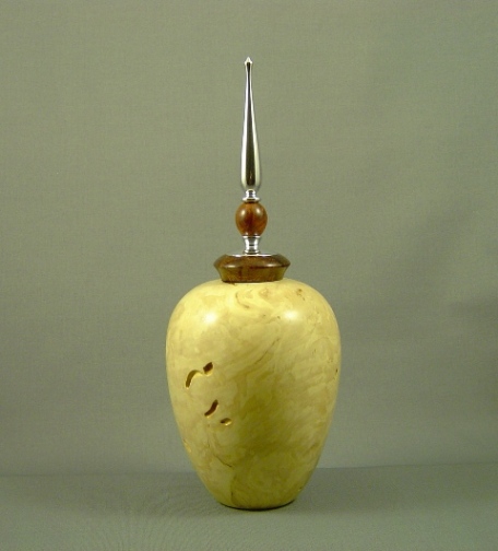 Hackberry Burl with Aluminum