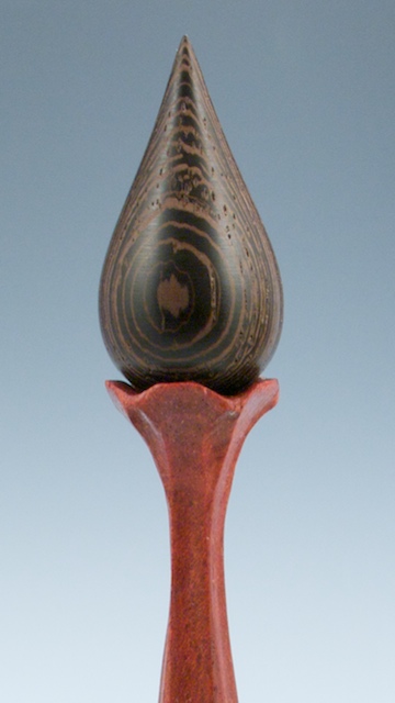 Hair Stick of Bloodwood and Wenge