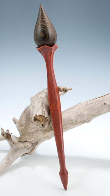 Hair Stick of Bloodwood and Wenge