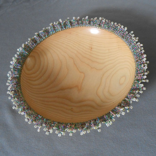 Heather Beaded Bowl