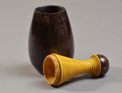 Here's the small Genie bottle open