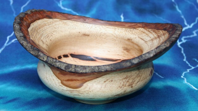 Hickory Natural Edge Bowl