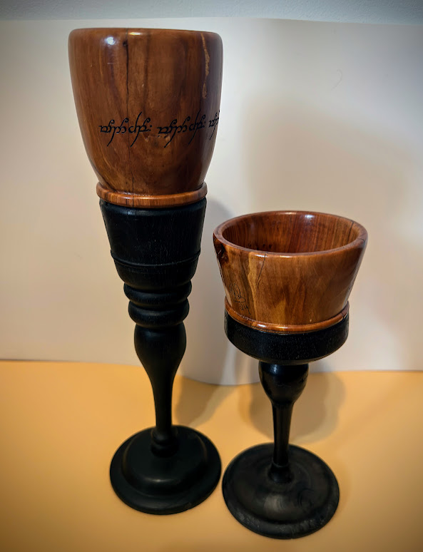 His and hers fantasy goblets