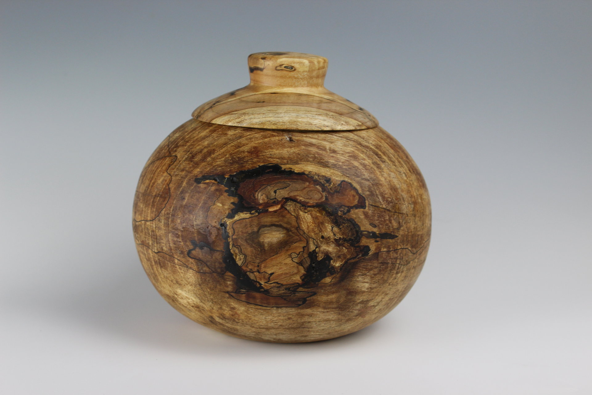 Hollow Form with Lid (second view)