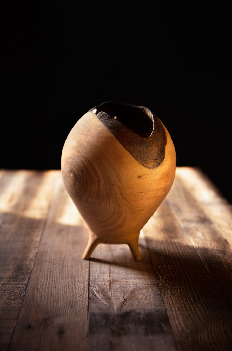 Hollowed sycamore vessel