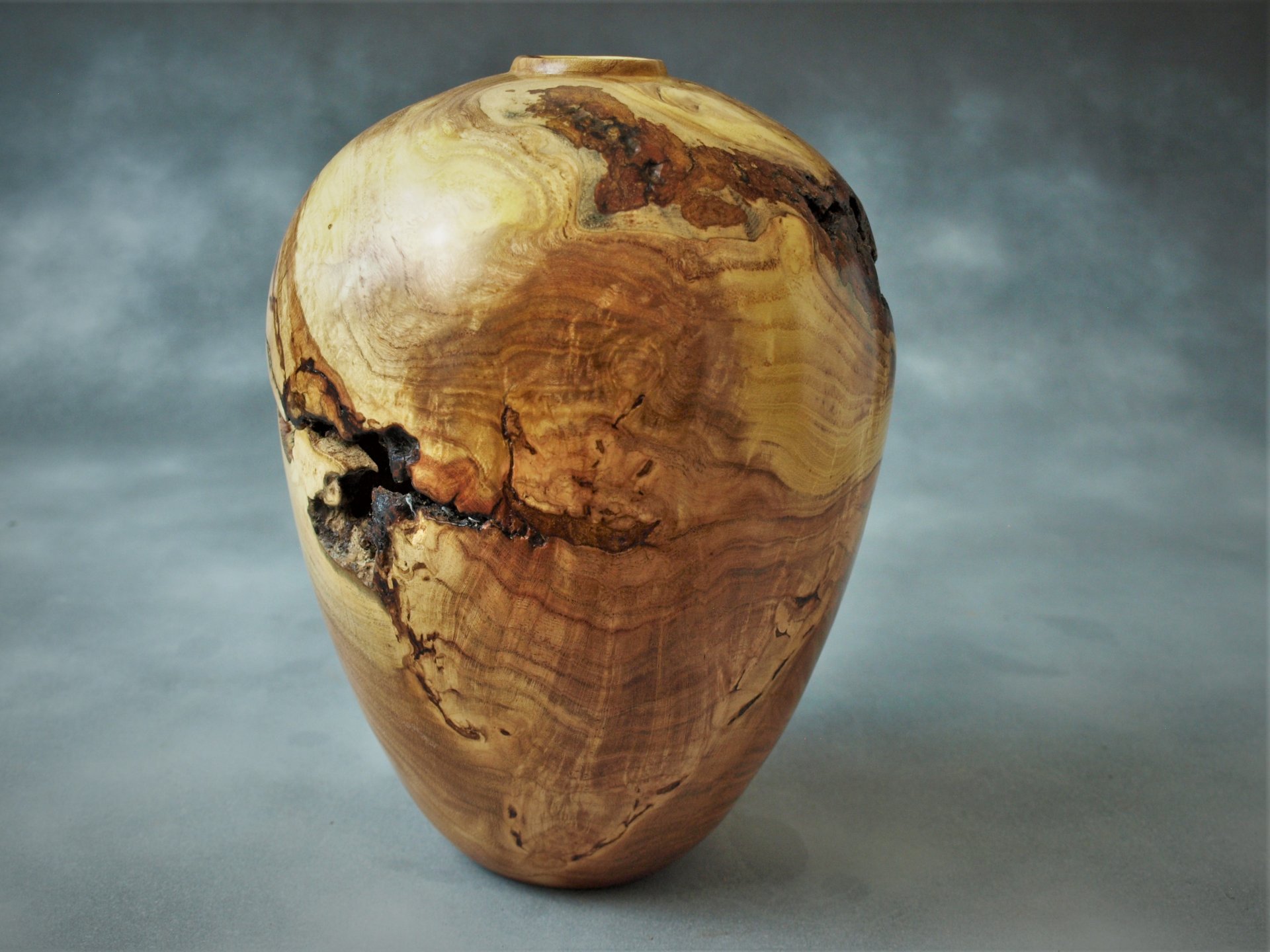 Honey Locust Burl Vase