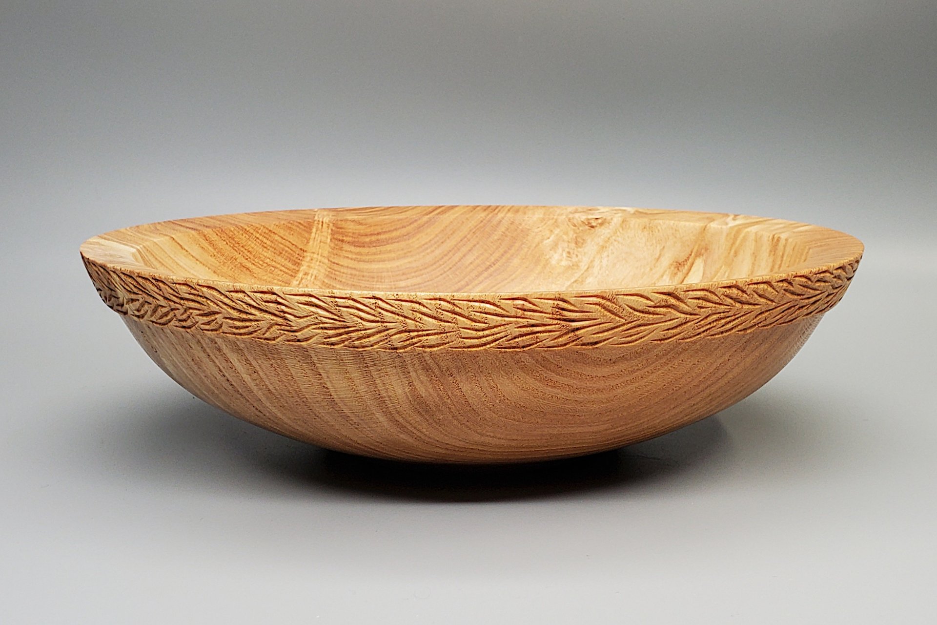 Honey Locust with Carved Rim