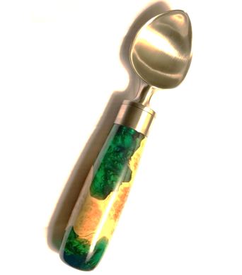 Ice cream scoop - Australian Red Mallee Burl/Resin