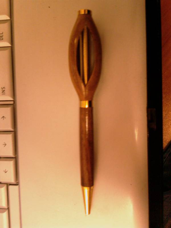 Inside-out Walnut pen