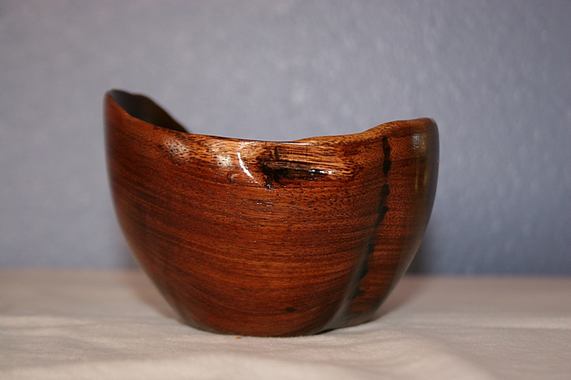 Koa wood bowl