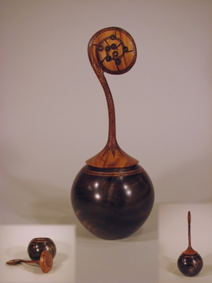 Koru Lidded box AAW Forum contest entry