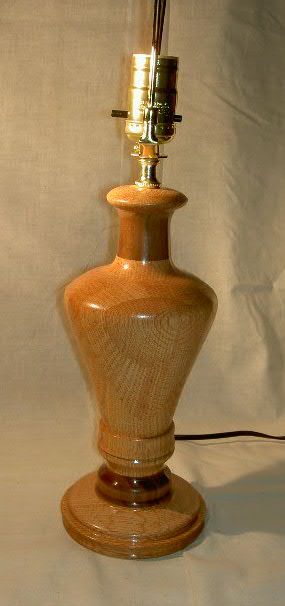 Laminated Oak Segments with Walnut Features