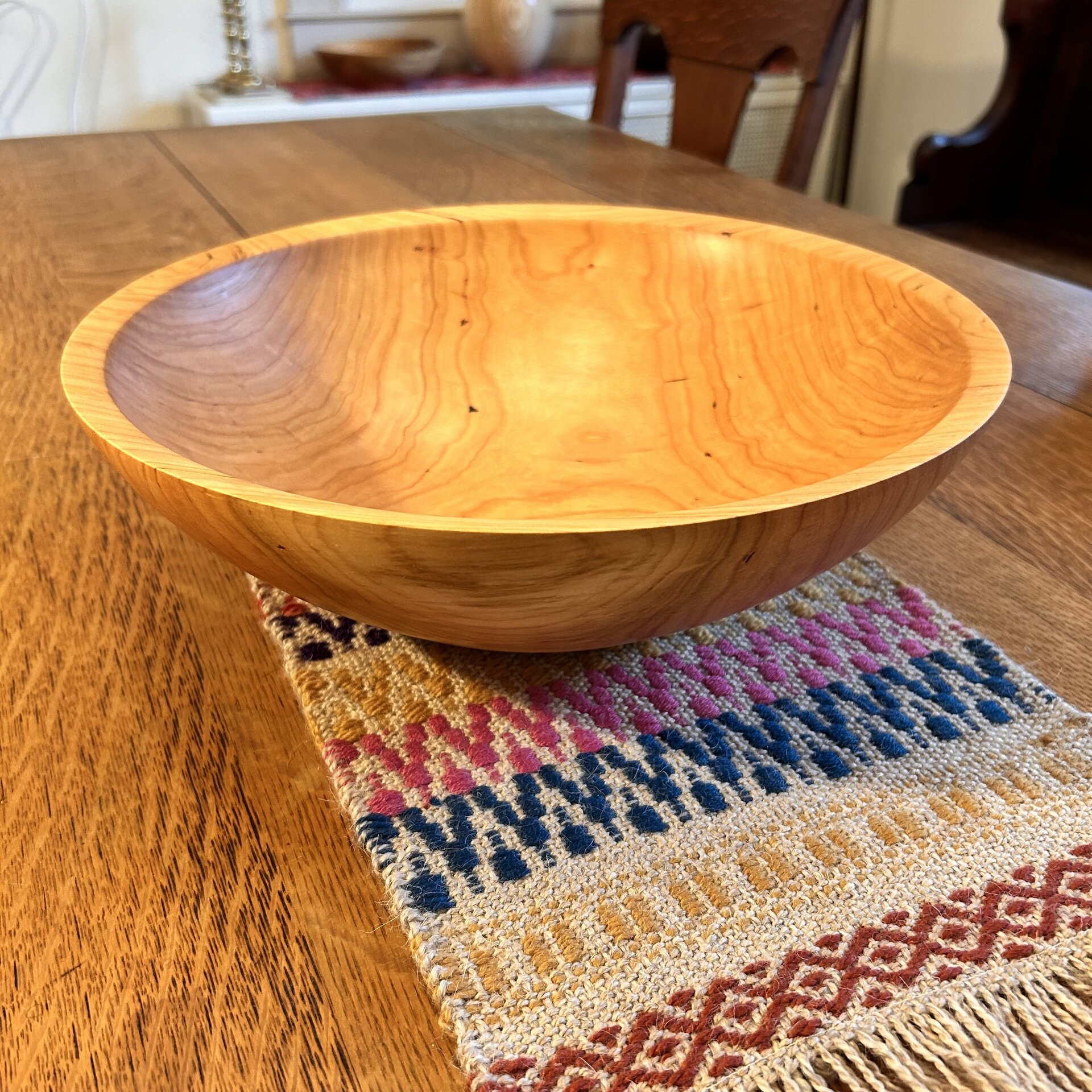 Large cherry salad bowl