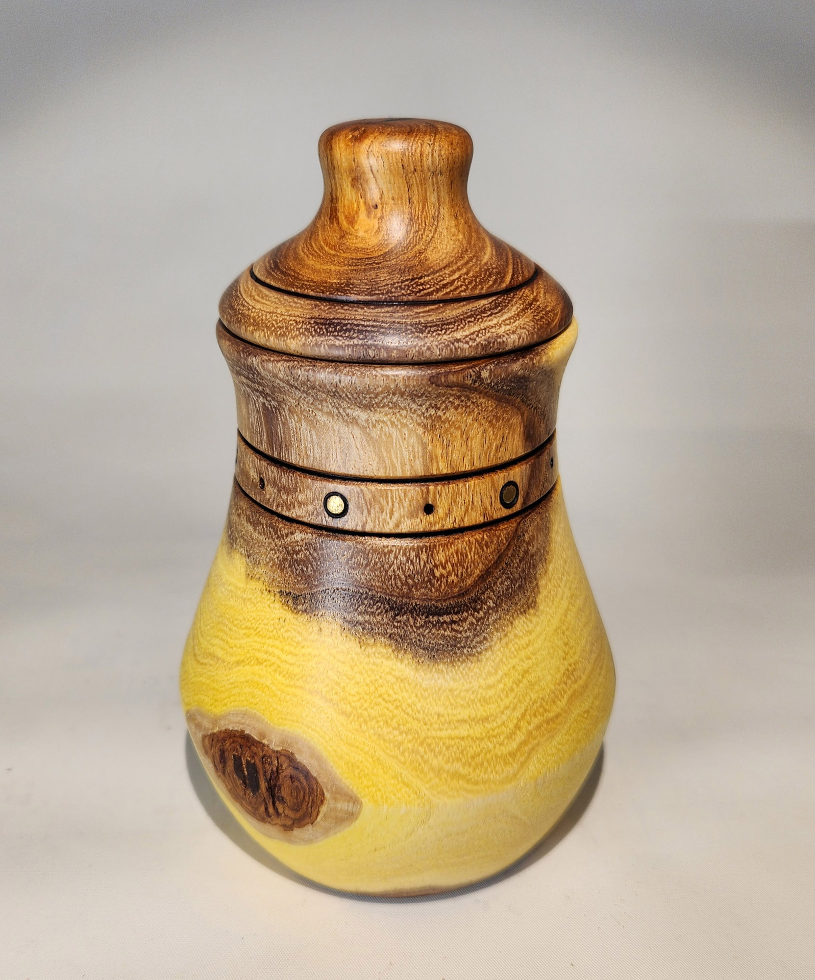 Lidded Mesquite Jar