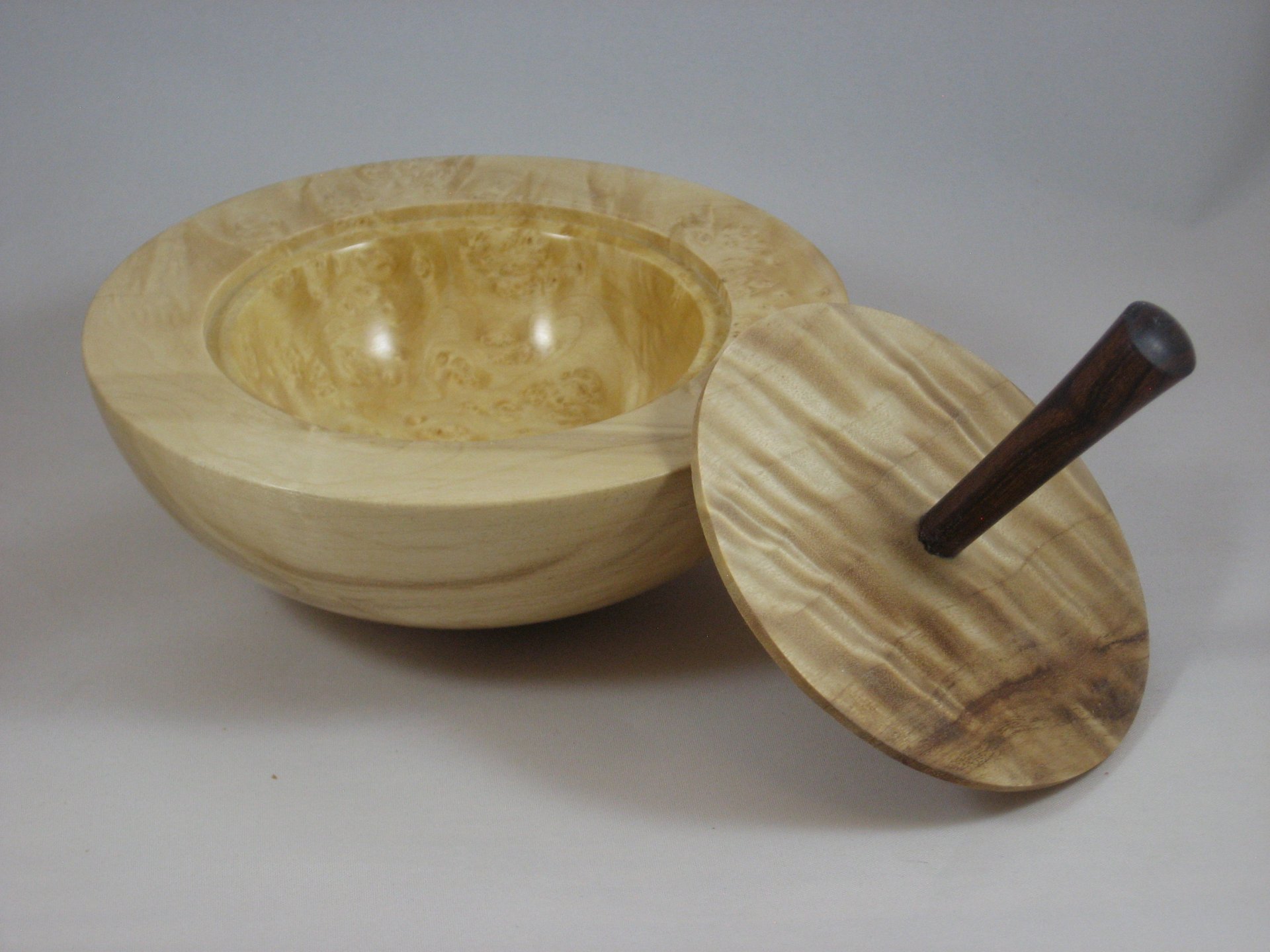 Lidded Round-Bottom Vessel