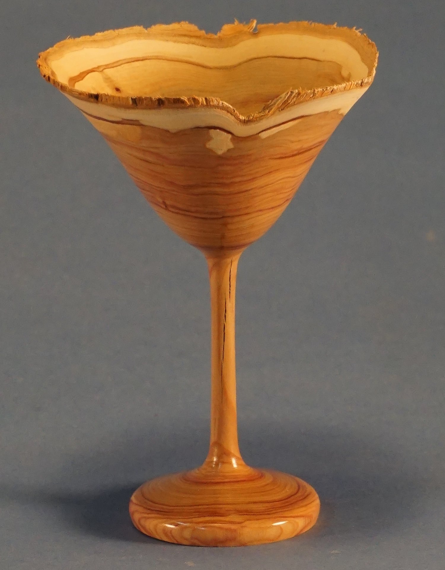 Lilac natural edge Goblet Serial 21052 Model GXLN0405