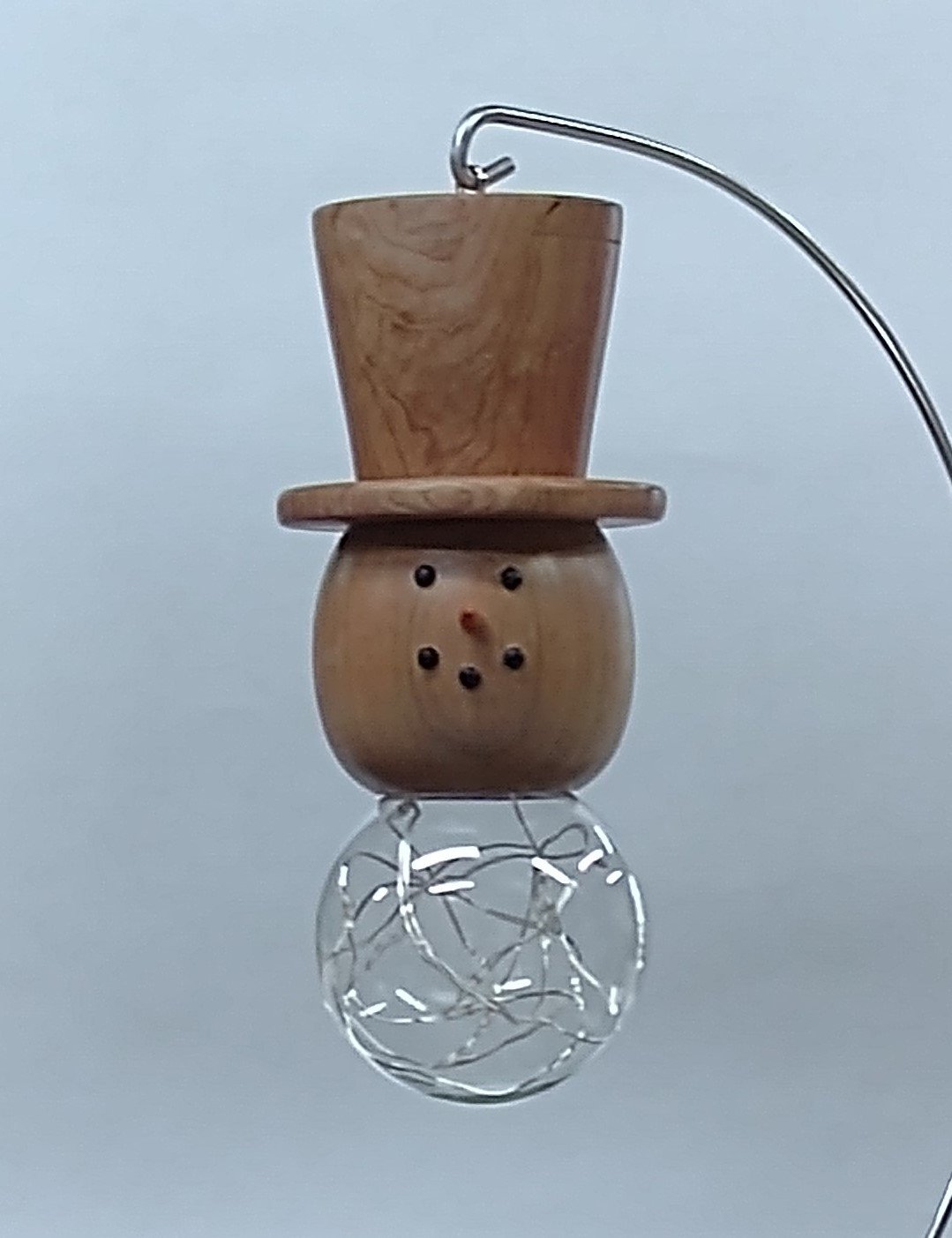 Luminated Snowman Ornament
