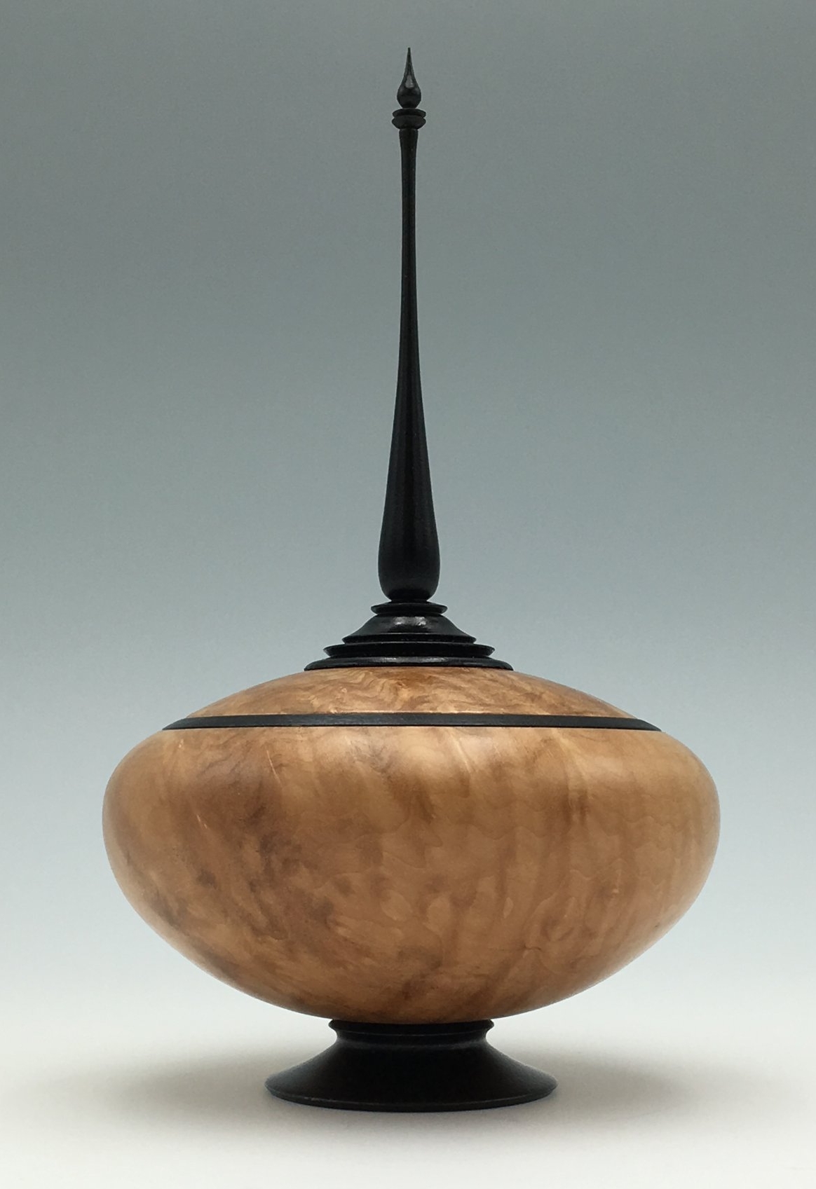 Madrone Burl Finial Box