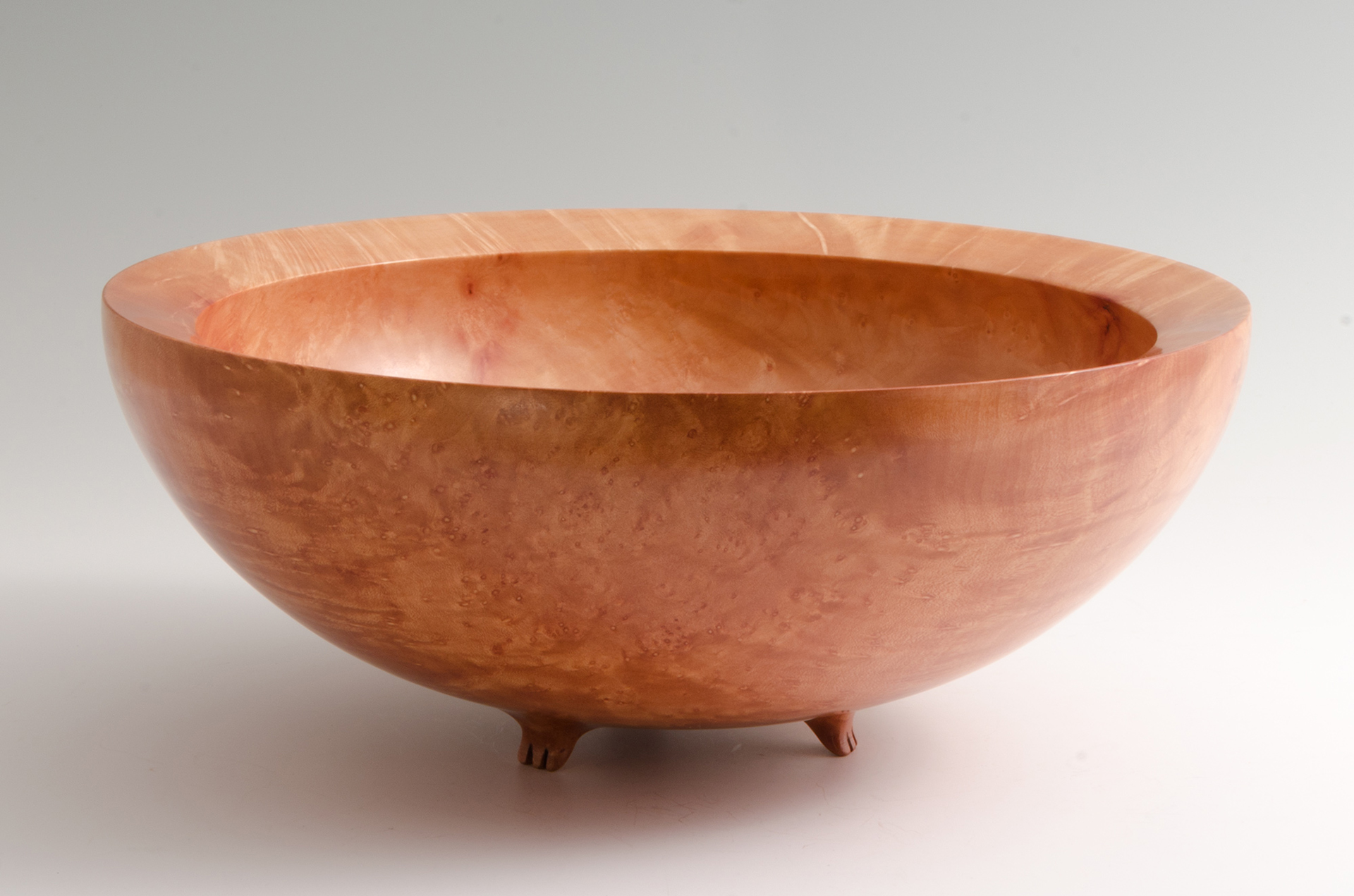 Madrone Burl Footed Bowl