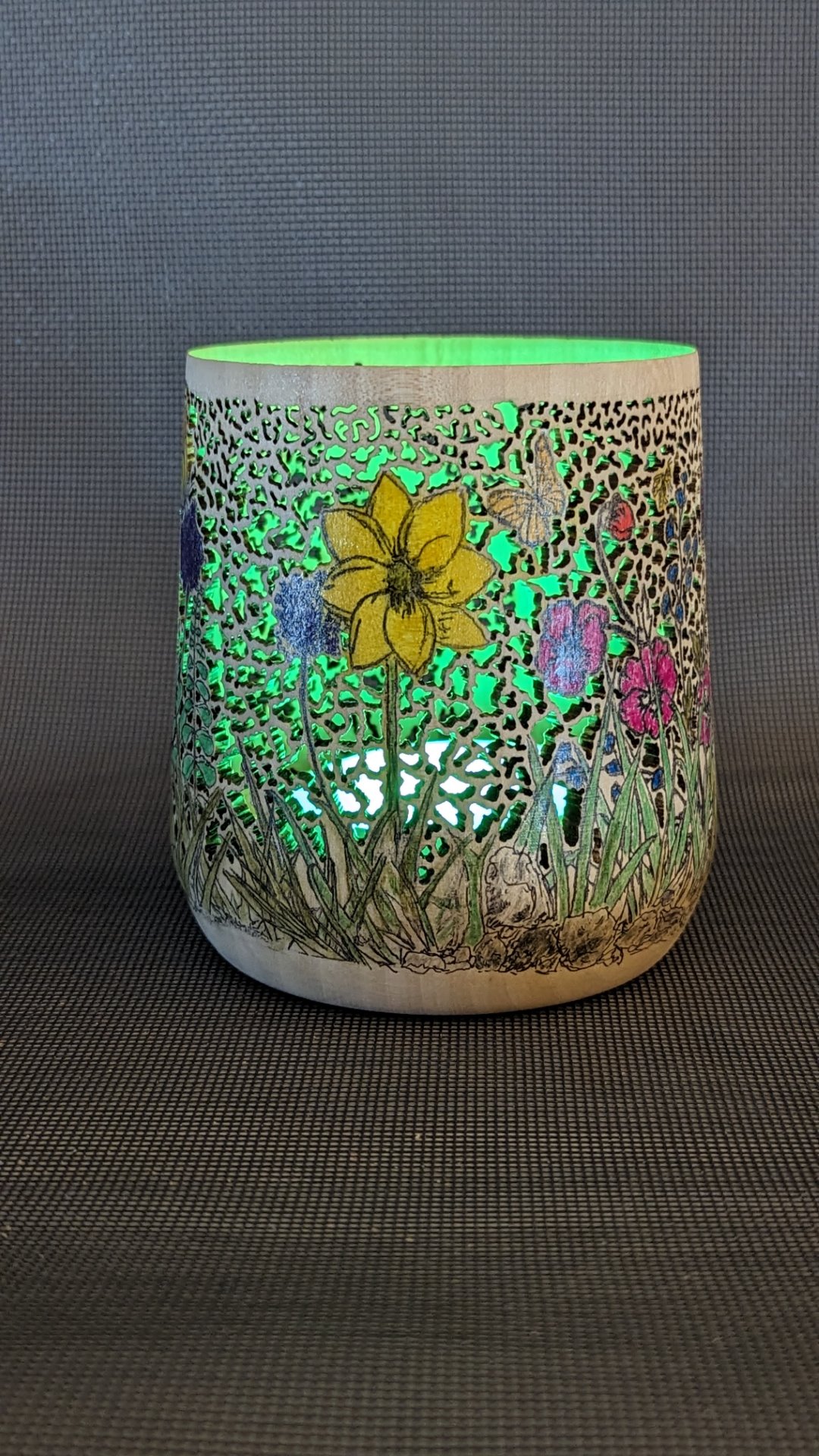 Madrone Meadow Luminary view with internal LED
