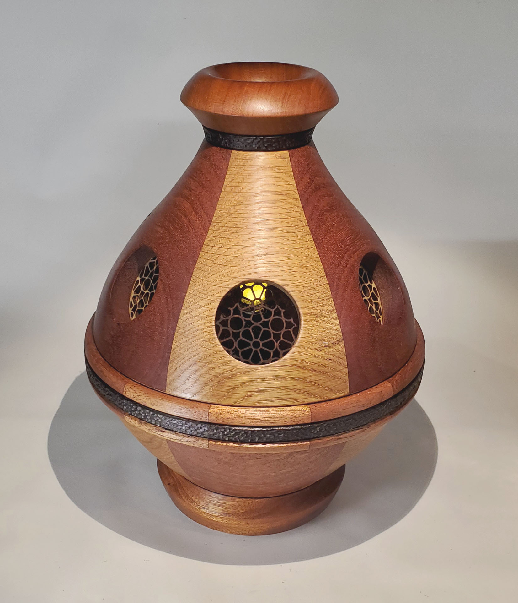 Wood Turned Lantern 