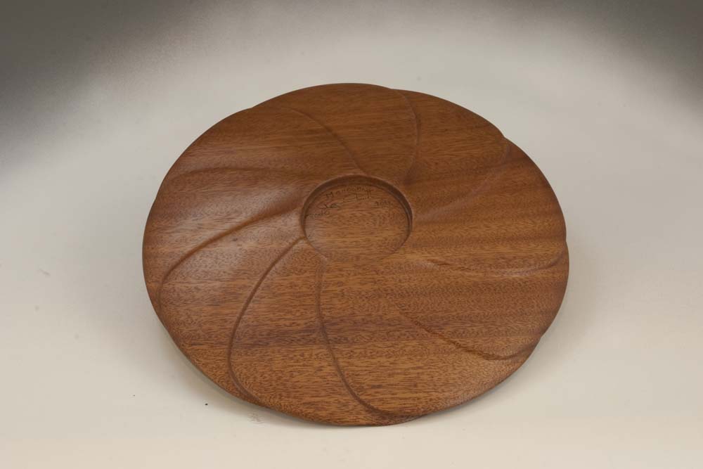 Mahogany Platter (back view)