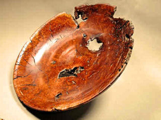 Manzanita Burl Shallow Bowl