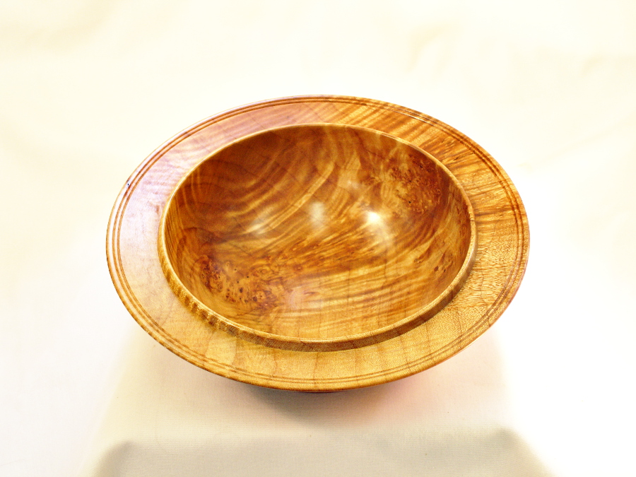 Maple Burl Bowl 1209-1 Top