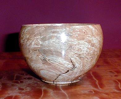 maple burl bowl