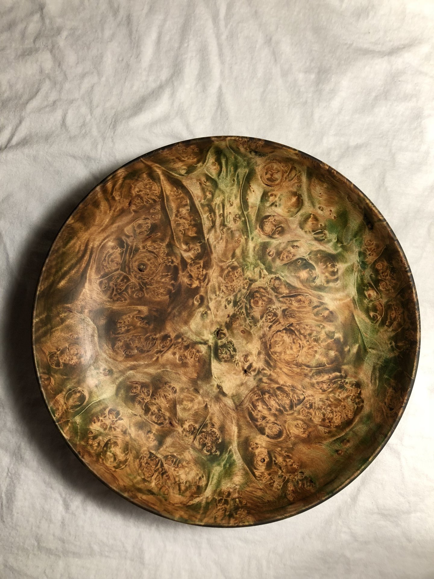 Maple burl bowl
