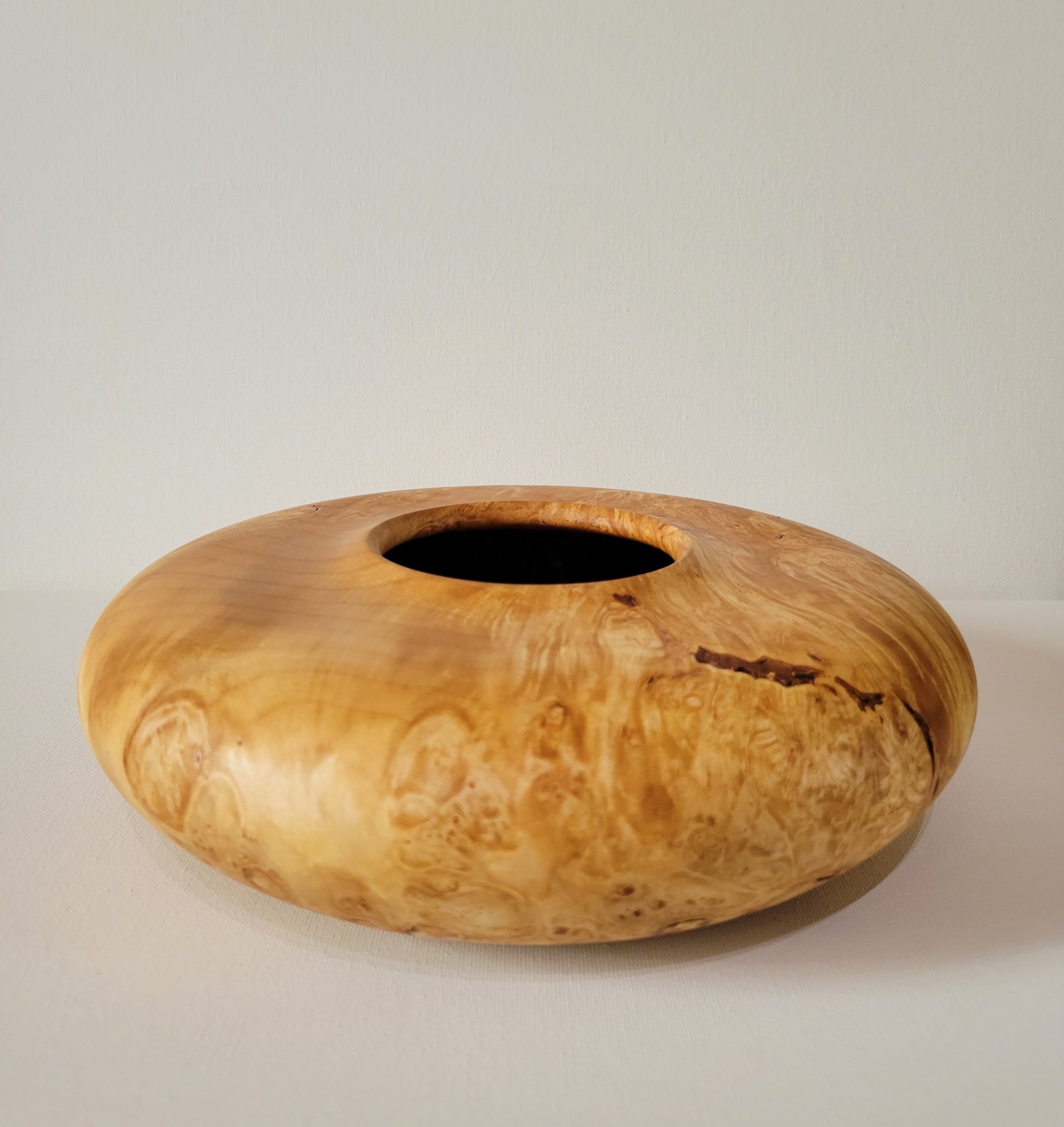 Maple Burl Hollow Form