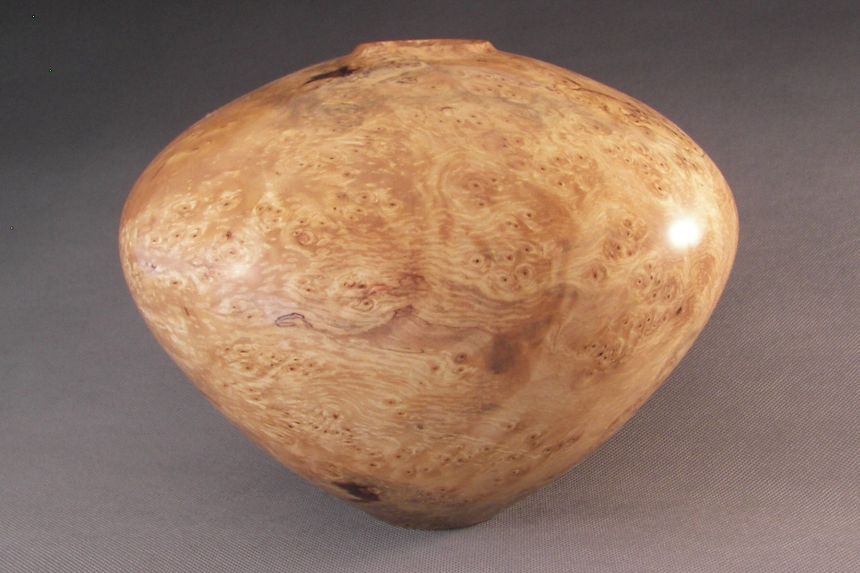 Maple Burl Hollow Vessel