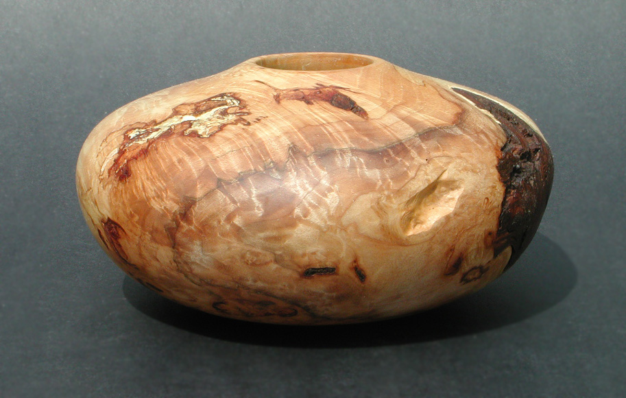 Maple Burl Hollow Vessel