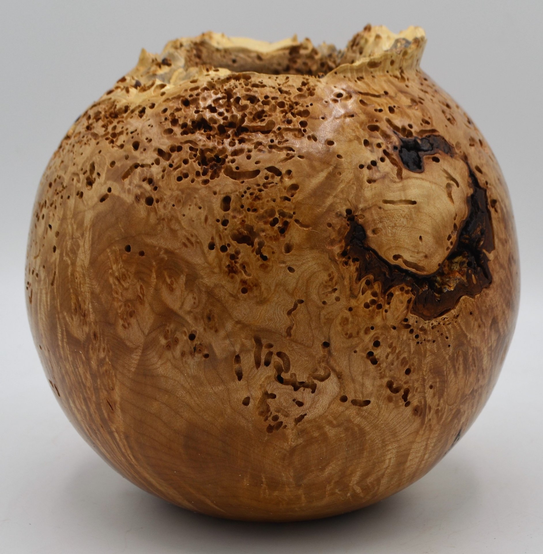 Maple Burl Vase