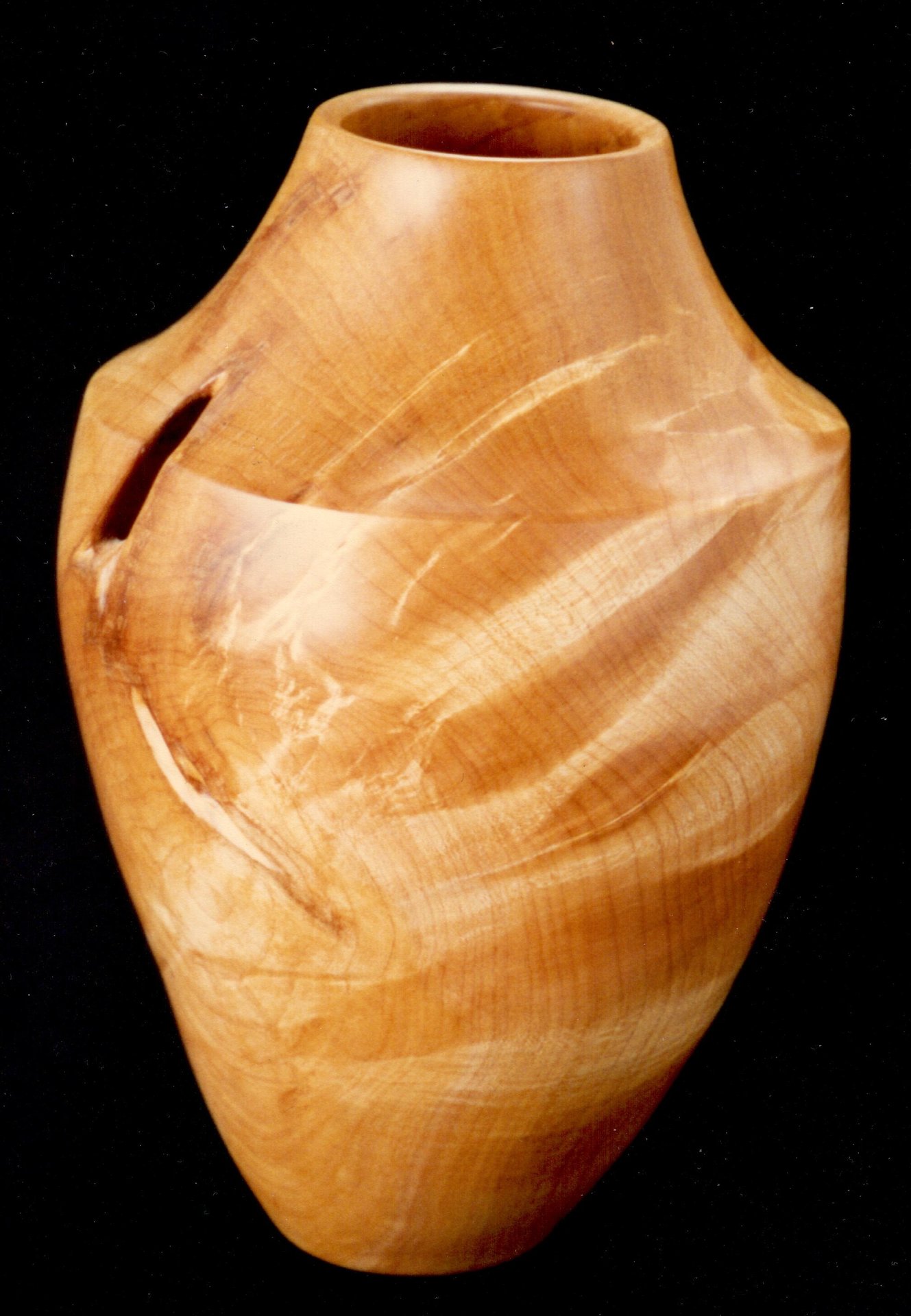 Maple Crotch Hollow Form