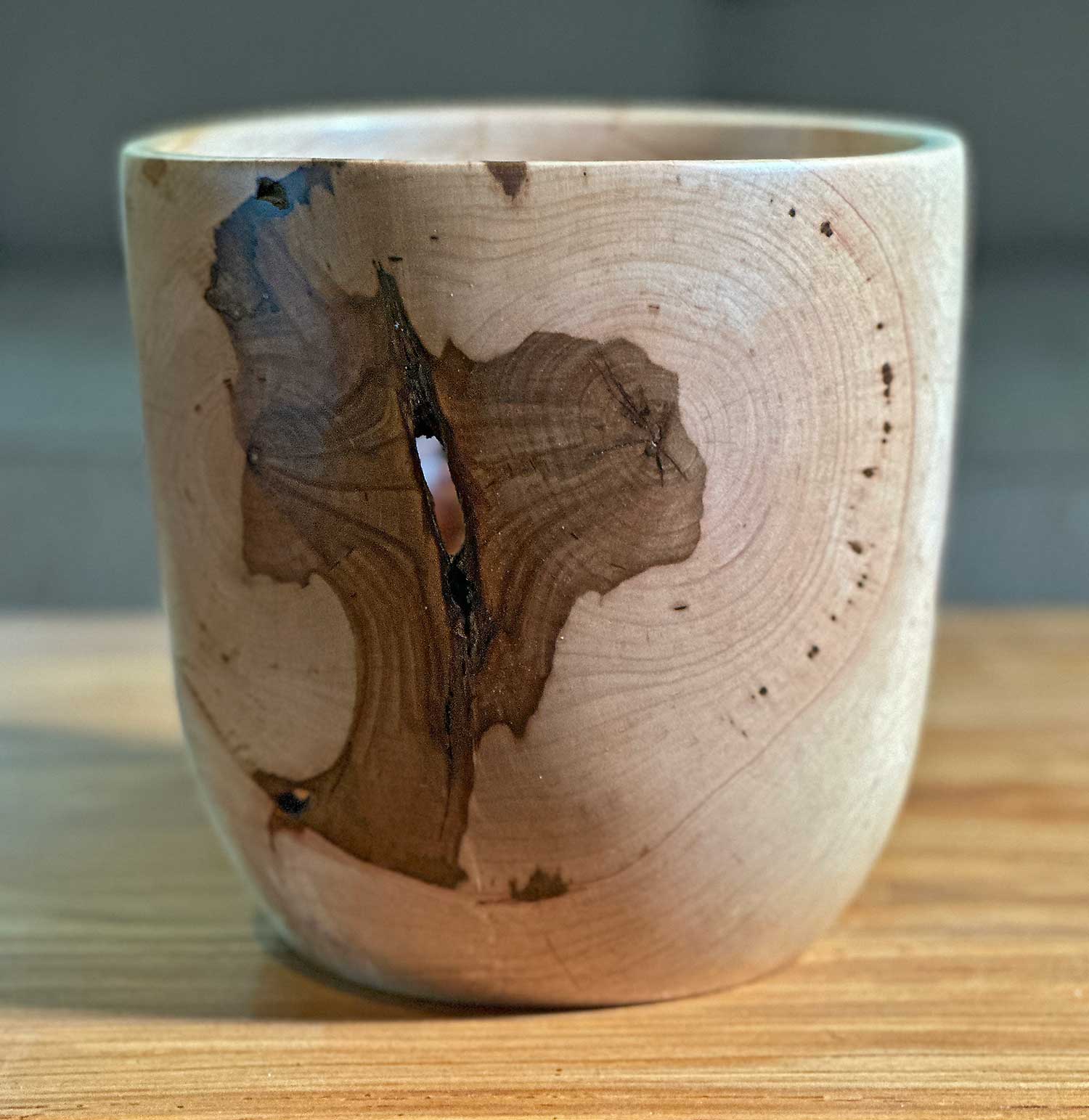 Maple Crotch Lateral Bowl