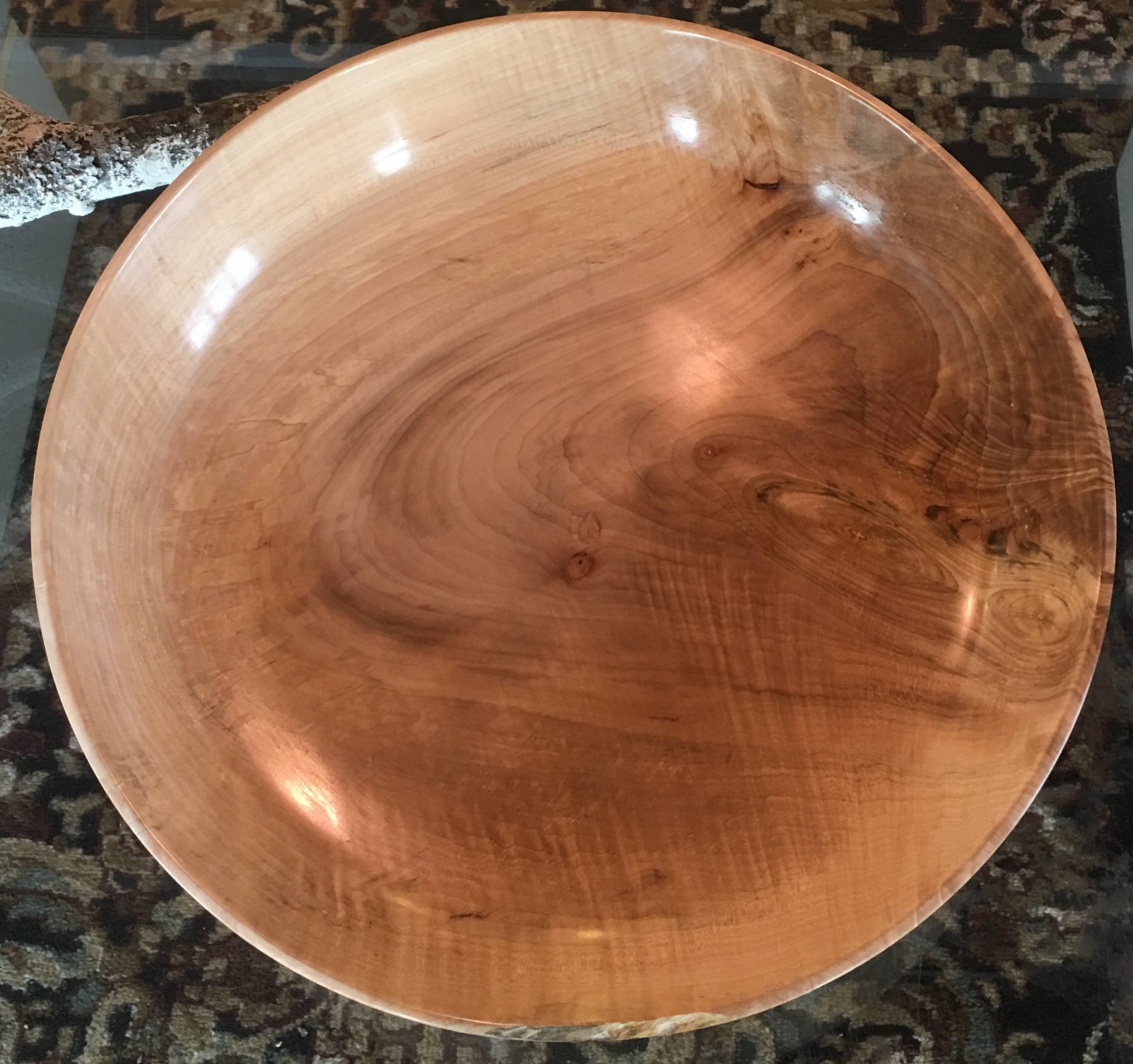 Maple crotch platter