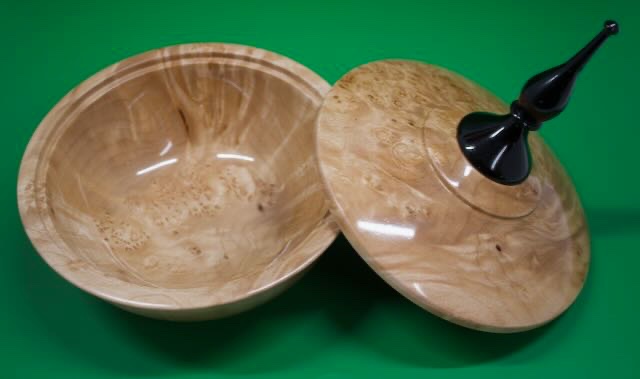 Maple/Ebony Trinket Box