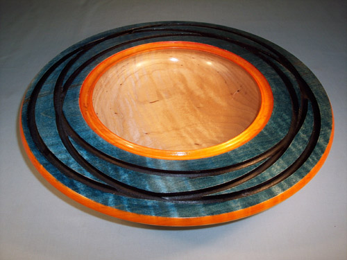 Maple Eccentric Blue Bowl