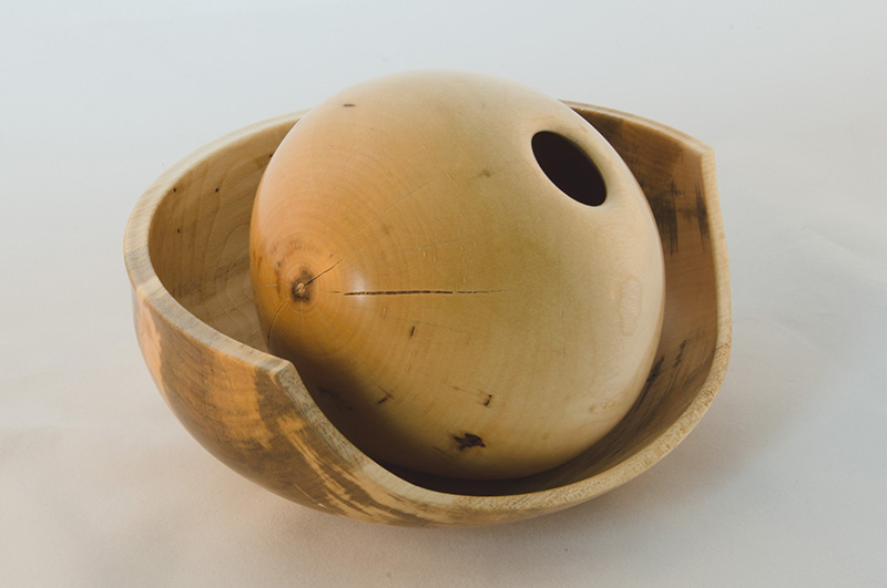 Maple Hollow form and bowl